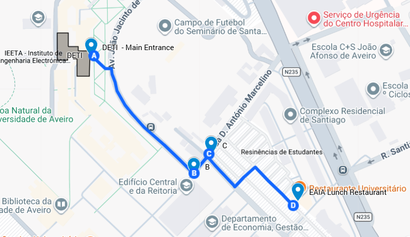 Restaurant map